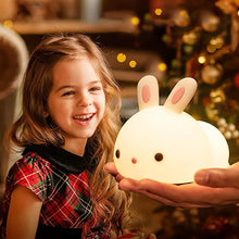 Laden Sie das Bild in den Galerie-Viewer, Kaninchenförmiges Nachtlicht aus Silikon