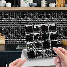 Laden Sie das Bild in den Galerie-Viewer, 3D-Mosaik Kristall Fliesenaufkleber, 10 Stück