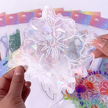 Laden Sie das Bild in den Galerie-Viewer, PVC Bunte Adsorptionsregenbogenglasfensteraufkleber, 6 Stk