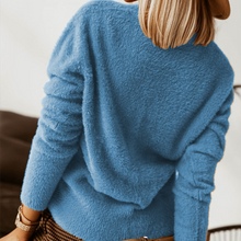 Laden Sie das Bild in den Galerie-Viewer, Strickjacke mit Metallknöpfen