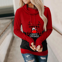 Laden Sie das Bild in den Galerie-Viewer, Weihnachten Langärmliger Kapuzenpullover