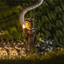 Laden Sie das Bild in den Galerie-Viewer, Solare Primitive Tribal-Skulptur Aus Harz