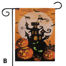 Laden Sie das Bild in den Galerie-Viewer, Halloween Kürbis Gartenflagge