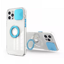 Laden Sie das Bild in den Galerie-Viewer, iPhone transparente Handyhülle mit Ring