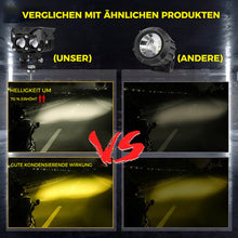 Laden Sie das Bild in den Galerie-Viewer, Motorrad fahrende LED-Zusatzscheinwerfer