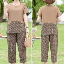 Laden Sie das Bild in den Galerie-Viewer, Stilvolles Lässiges 2-teiliges Set in Übergröße