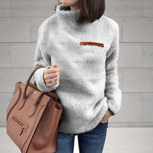 Laden Sie das Bild in den Galerie-Viewer, Thermopullover mit Rollkragen und Reißverschluss