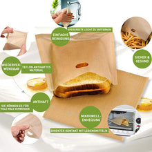 Laden Sie das Bild in den Galerie-Viewer, Wiederverwendbarer hochtemperaturbeständiger Teflon-Toastbeutel