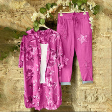 Laden Sie das Bild in den Galerie-Viewer, Bedrucktes Lässiges Zweiteiliges Set für Damen