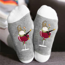 Laden Sie das Bild in den Galerie-Viewer, Weinglas Unisex Crew Socken