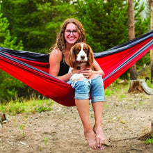 Laden Sie das Bild in den Galerie-Viewer, Camping Hängemattenset für den Außenbereich