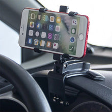 Laden Sie das Bild in den Galerie-Viewer, Auto drehbarer Armaturenbrett-Clip-Handyhalter