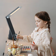 Laden Sie das Bild in den Galerie-Viewer, Multifunktionale Schreibtischlampe mit Uhr und Schnellladegerät