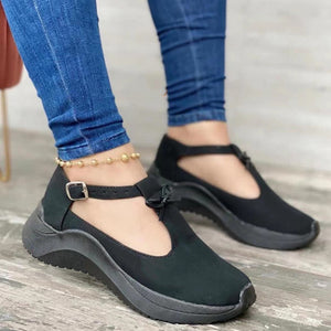 Einfarbige Sommersandalen Mit Schleife