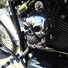 Laden Sie das Bild in den Galerie-Viewer, Motorrad Schädel Hupenabdeckung