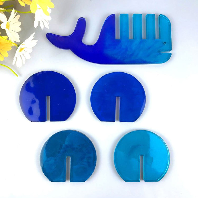 Kreative handgemachte Waluntersetzer Silikonform