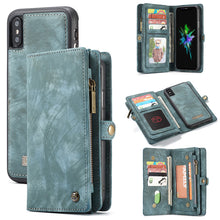 Laden Sie das Bild in den Galerie-Viewer, 2 in 1 Magnetische Brieftasche Abnehmbare Hülle für Telefon