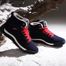 Laden Sie das Bild in den Galerie-Viewer, Herren Winterschuhe Warm Gefüttert Schneestiefel