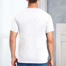 Laden Sie das Bild in den Galerie-Viewer, Männliches Einfarbiges T-Shirt mit V-Ausschnitt