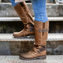 Laden Sie das Bild in den Galerie-Viewer, Damenstiefel mit Reißverschluss