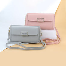 Laden Sie das Bild in den Galerie-Viewer, RFID-blockierende Umhängetasche mit mehreren Steckplätzen