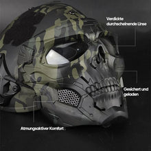 Laden Sie das Bild in den Galerie-Viewer, Totenkopf Horror Helmmaske