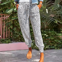 Laden Sie das Bild in den Galerie-Viewer, Lässige Damenhose mit Kordelzug und Taschen