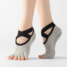 Laden Sie das Bild in den Galerie-Viewer, Damen Rutschfeste Yoga-Socken