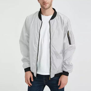 Baseball-Jacke mit Reißverschluss