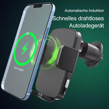 Laden Sie das Bild in den Galerie-Viewer, Kabelloser Autotelefonhalter mit Ladefunktion