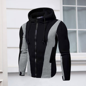 Lässige Fleece-Kapuzenjacke