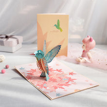 Laden Sie das Bild in den Galerie-Viewer, Muttertag Kolibri 3D-Karte