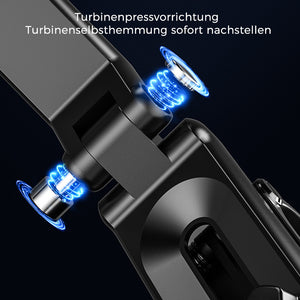 Autotelefonhalterung an der Sonnenblende