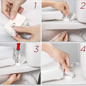 Weicher Toilettensitz aus Schaumstoff