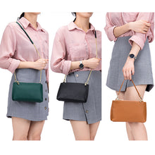 Laden Sie das Bild in den Galerie-Viewer, Damen Einfache Schultertasche aus weichem Leder