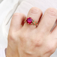 Laden Sie das Bild in den Galerie-Viewer, Eleganter Und Kreativer Rosenring