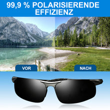 Laden Sie das Bild in den Galerie-Viewer, Selbsttönende Sonnenbrille mit blendfreien polarisierten Gläsern