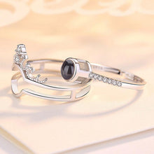 Laden Sie das Bild in den Galerie-Viewer, S925 Silberring, Armband und Puzzle Schmuckschatulle