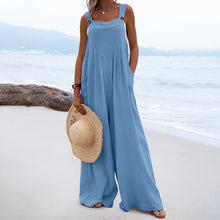 Laden Sie das Bild in den Galerie-Viewer, Stylischer Einfarbiger Overall