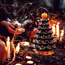 Laden Sie das Bild in den Galerie-Viewer, Glühender Weihnachtsbaum mit Halloween-Thema