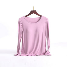 Laden Sie das Bild in den Galerie-Viewer, Damen Thermo Langarm-Shirt mit Brustpolster