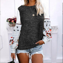 Laden Sie das Bild in den Galerie-Viewer, Langärmliges Bedrucktes Sweatshirt