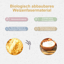 Laden Sie das Bild in den Galerie-Viewer, Tragbare Brotdose Aus Weizenstrohmaterial
