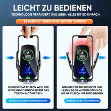 Laden Sie das Bild in den Galerie-Viewer, Drahtlose Lade Auto Stummschalt Handy-Navigationshalterung