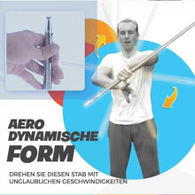 Laden Sie das Bild in den Galerie-Viewer, Tragbarer Metallstab für Selbstverteidigung und Zauberkunst