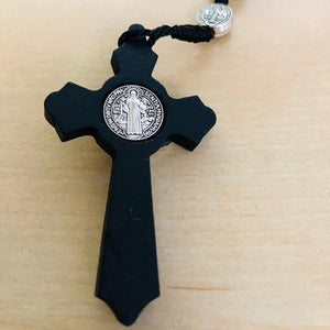 Kreuz-Rosenkranz-Halskette