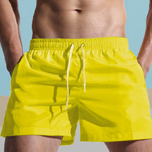 Laden Sie das Bild in den Galerie-Viewer, Einfarbige Strandshorts für Herren