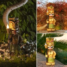 Laden Sie das Bild in den Galerie-Viewer, Solare Primitive Tribal-Skulptur Aus Harz