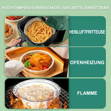 Laden Sie das Bild in den Galerie-Viewer, Wiederverwendbare Auskleidungen für Luftfritteusen aus Aluminiumfolie