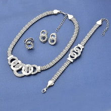 Laden Sie das Bild in den Galerie-Viewer, Luxuriöses Funkelndes Schmuckset